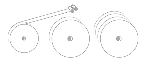 Automatic splice for inner paper